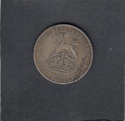 Beschrijving: 1 Shilling  GEORGIUS V 